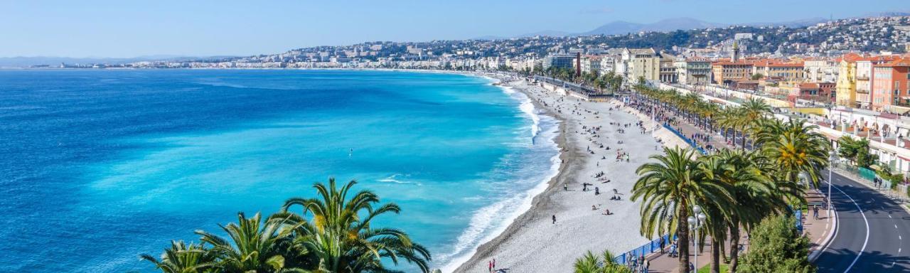 Nice Beau 2 Pieces Atypique-Original 200 M Mer, Promenade Des Anglais, Negresco Zewnętrze zdjęcie